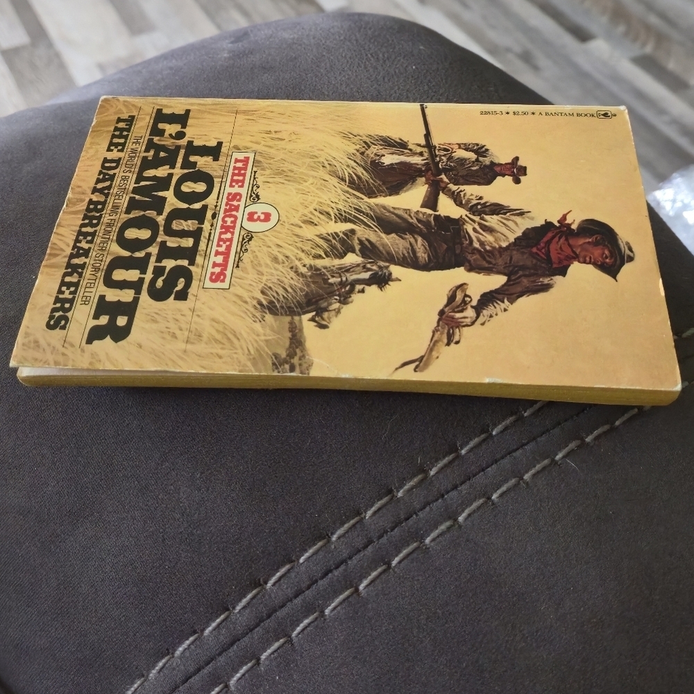 Louis L’Amour The Daybreakers 1982 Vintage Paperback The Sacketts #3 - Picture 7 of 7
